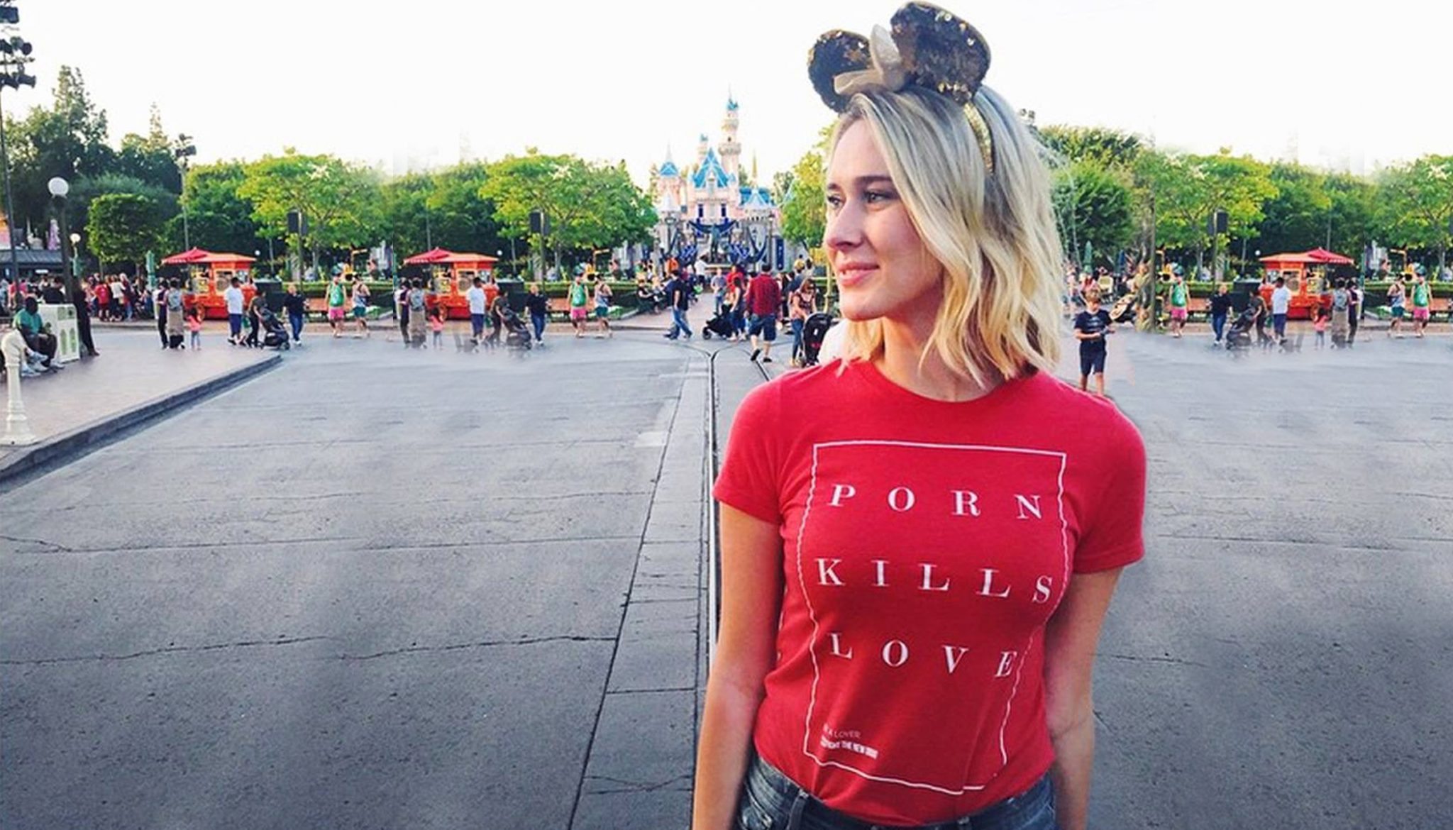 I Wore My Porn Kills Love Shirt To Disneyland And This Happened